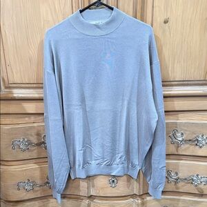 Pronto-Uomo Men’s Light Gray Pullover Sweater